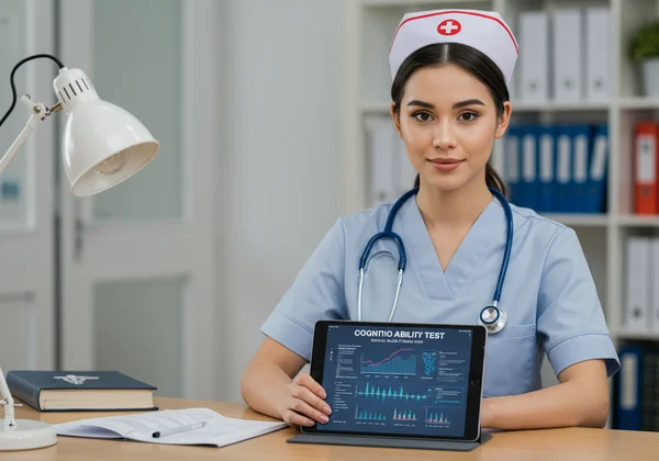 Sinh viên điều dưỡng chuẩn bị cho kỳ thi Wonderlic SLE