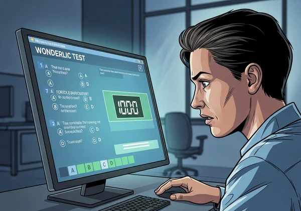 ワンダーリックテストへの不安を感じている人の画像