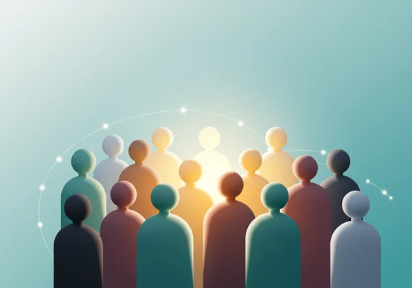 समर्थित और आत्मविश्वास महसूस करने वाले विविध लोगों का समूह