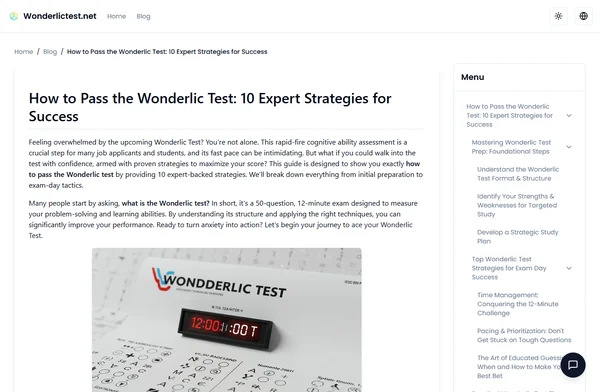 How to Pass the Wonderlic Test: 10 Expert Strategies for Success