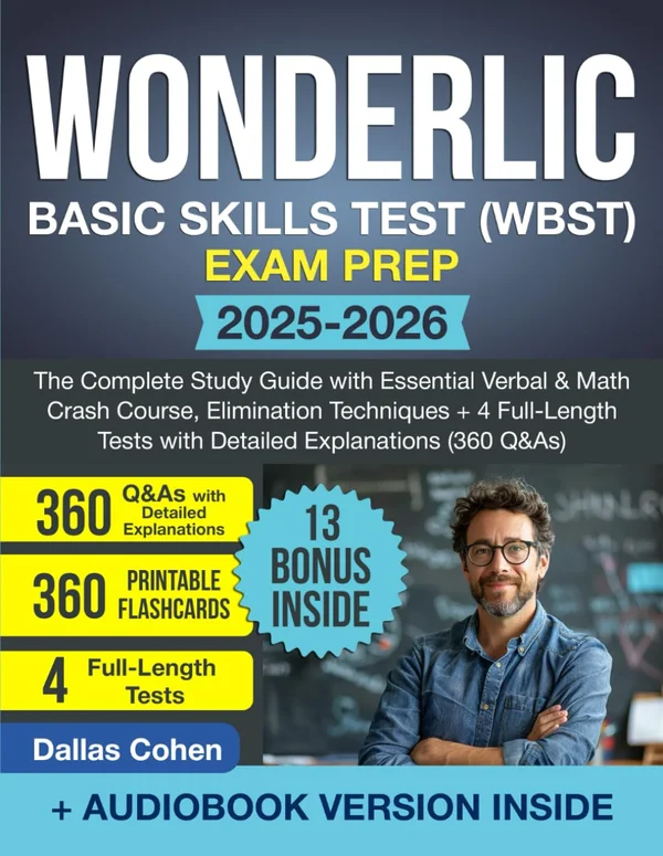 Wonderlic Test Prep: Complete Study Guide with Practice Questions